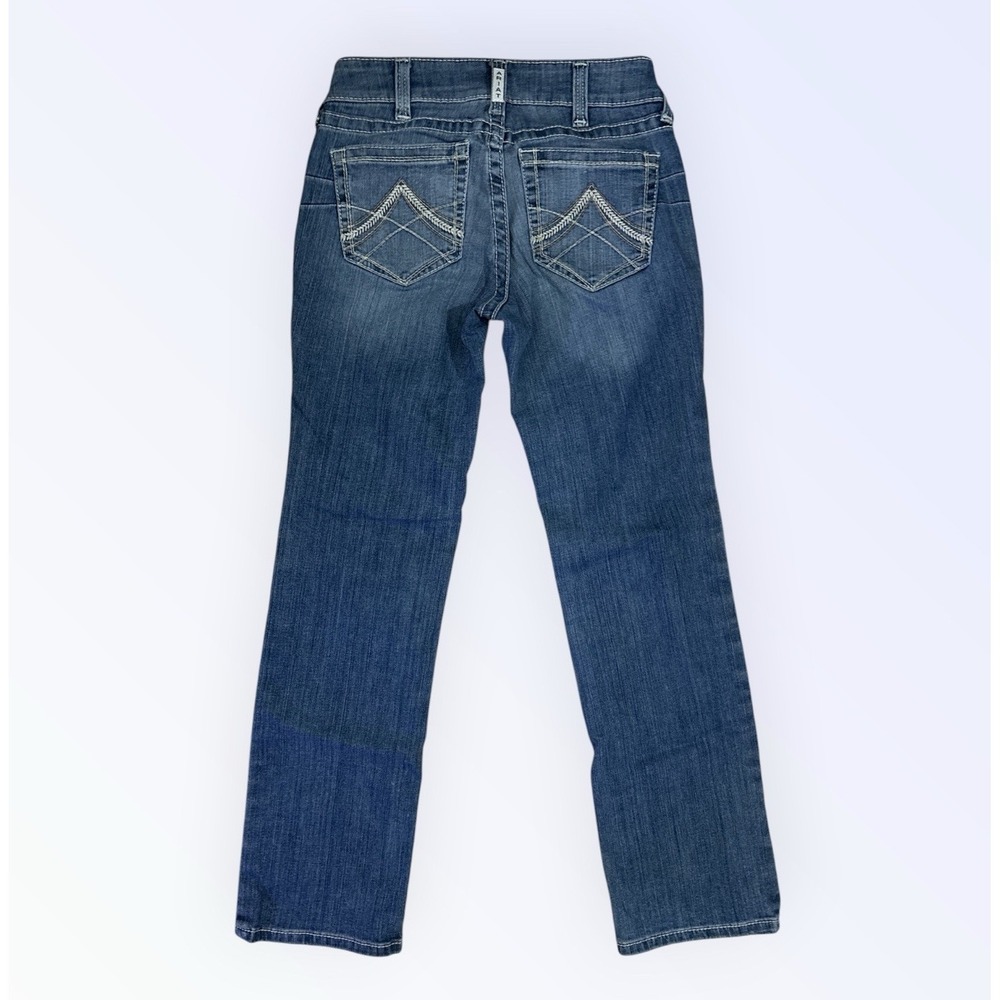 Ariat REAL Denim Womens 27S Medium Wash Bootcut Western MIS RISE STRAIGHT